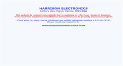 Desktop Screenshot of harrisonelectronics.co.uk